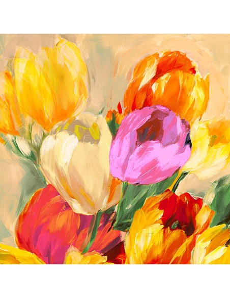 Tulipanes coloridos I