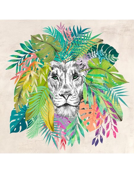 Rey de la selva (detalle)