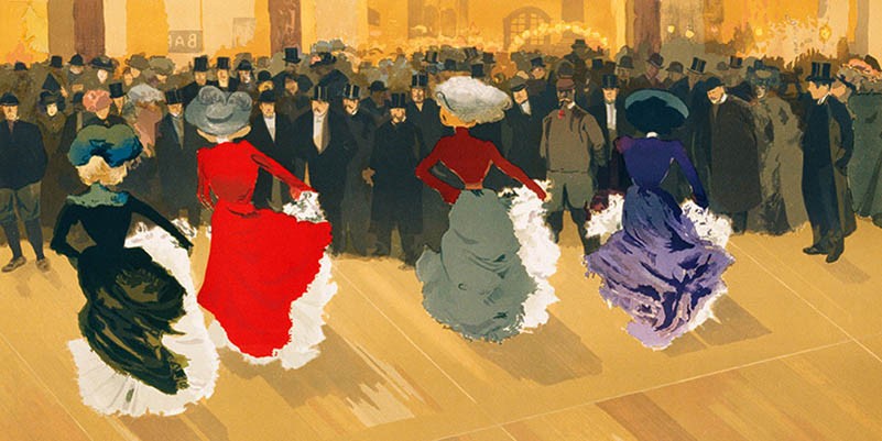 Los bailarines (detalle)