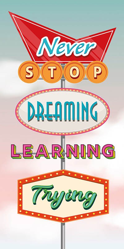 Nunca te detengas...