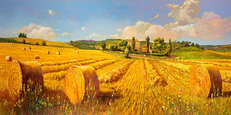 Campo en la Toscana