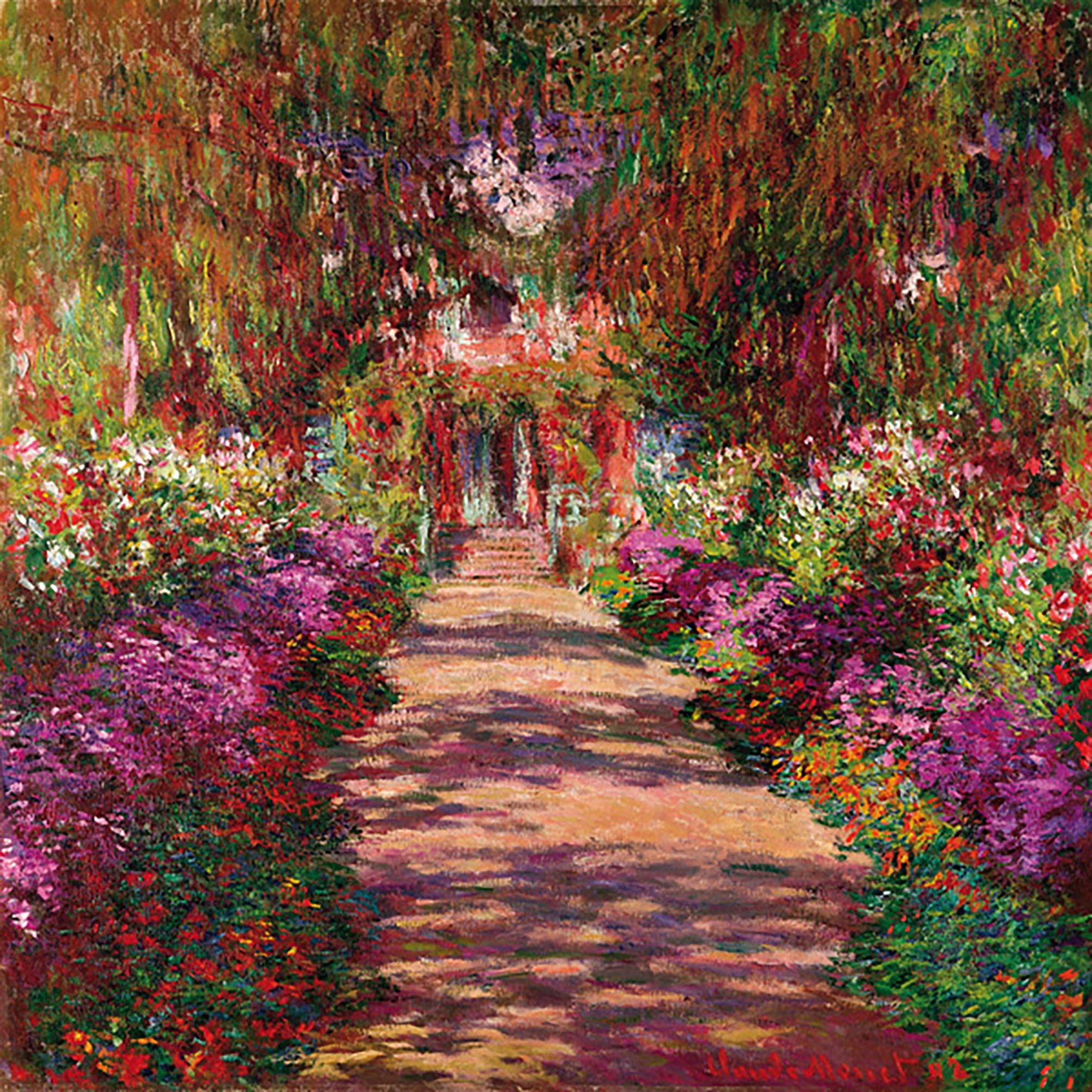 Camino en el jardín de Monet, Giverny