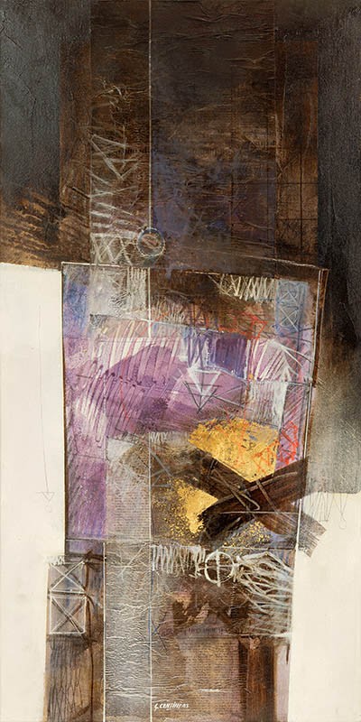 El valle con los reflejos de la arcilla