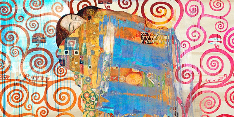 El beso de Klimt 2.0 (detalle)